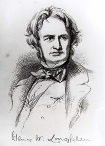 Henry Wadsworth Longfellow (1807-82) by American School